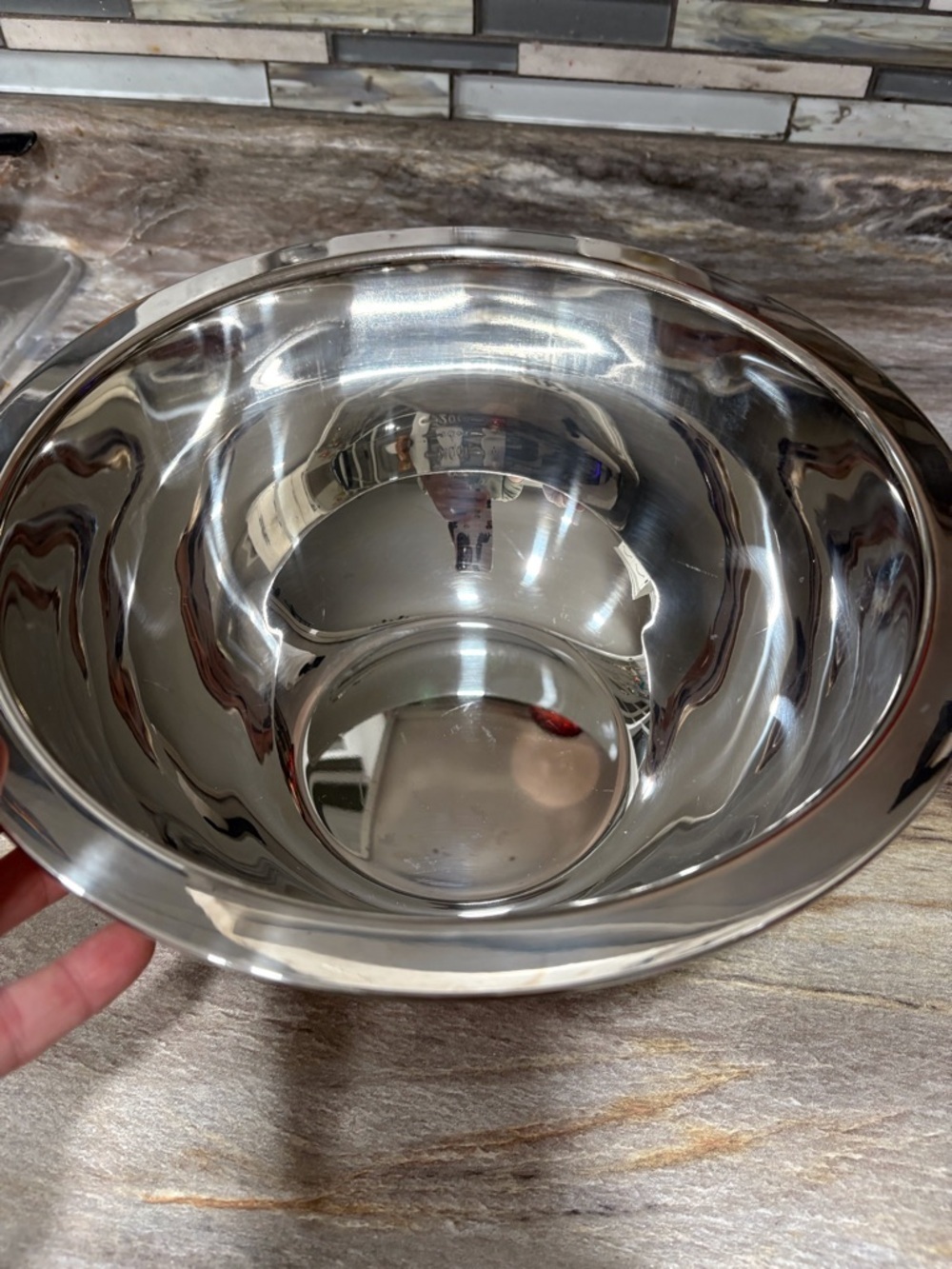 Viking Stainless Steel Mixing Bowl Non-Slip Silicone Base 5Qt. - Picture 7 of 11